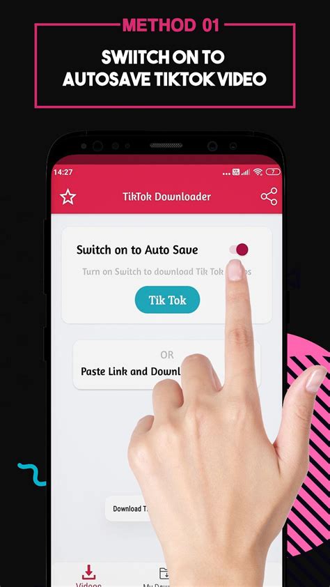 3. Use online services. Copy the video address of the TikTok video you wish to download by clicking on the share button and the Copy link icon. Navigate to the savett website. Paste the link in the textbox and hit the Search or Enter key. Click on Download and save your video in a location of your choice.